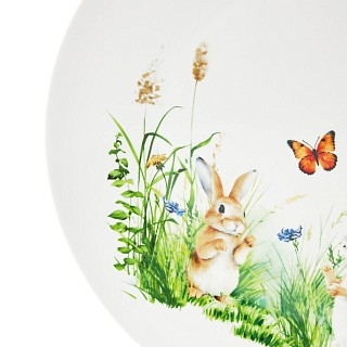 Тарілка Fissman RABBIT 27 см порцеляна (13720)
