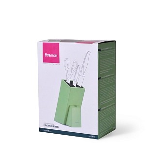 Подставка для кухонных ножей и ножниц Fissman 11x11x26 см ЗЕЛЕНЫЙ (2874) Подставка для кухонных ножей и ножниц Fissman 11x11x26 см ЗЕЛЕНЫЙ (2874)