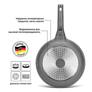 Сковорода для жарки Fissman PRESTIGE 20x5 см (5044)