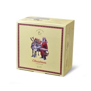 Чашка Fissman CHRISTMAS 400 мл фарфор с блюдцем (13796)