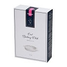 Овальна форма для запікання Fissman 28х22,5х 6,5 см / 1,6 л. зі скляною кришкою порцеляна (14158)