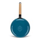 Кругла пательня-гриль Fissman з дерев`яною ручкою 24x3,5 см чавун (4045)