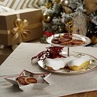 Блюдо Fissman CHRISTMAS 19 см у формі зірки фарфор (13789)