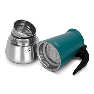 Гейзерная кофеварка Fissman на 6 порций / 300 мл нержавеющая сталь (3242) Гейзерная кофеварка Fissman на 6 порций / 300 мл нержавеющая сталь (3242)