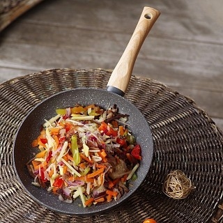 Сковорідка для смаження Fissman LANA 24x4,5 см алюміній з антипригарним покриттям (14494)