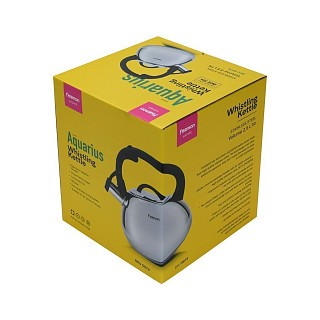 Чайник для кип'ятіння води Fissman AQUARIUS 2,5 л нержавіюча сталь  (5973)