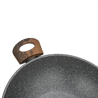 Сковорода Fissman CAPELLA 28x8,5см / 3,5л со стеклянной крышкой алюминий с антипригарным покрытием (14959)