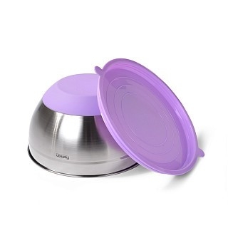 Миска Fissman 20x12 см 3000 мл з кришкою (5112)