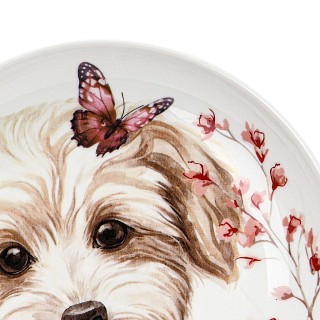 Тарелка Fissman DOGS 15 см фарфор (16077)