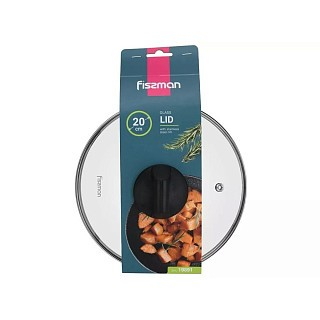 Крышка Fissman 26 см со стальным ободком, цвет ЧЕРНЫЙ стекло (19893) Крышка Fissman 26 см со стальным ободком, цвет ЧЕРНЫЙ стекло (19893)