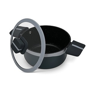 Каструля Fissman зі скляною кришкою LUXURIA 20x10см / 2,5л алюміній з антипригарним покриттям (14550) Каструля Fissman зі скляною кришкою LUXURIA 20x10см / 2,5л алюміній з антипригарним покриттям (14550)