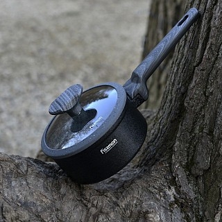 Ковш Fissman CHARM STONE 16x7,8 см 1400 мл со стеклянной крышкой (5024)