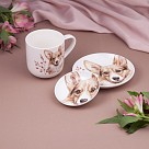 Кухоль Fissman DOGS 380 мл порцеляна (16069)