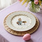 Тарелка Fissman EASTER 19 см фарфор (16100)