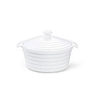 Каструля з кришкою Fissman 13х6 см / 340 мл порцеляна (14163)