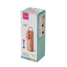 Термос Fissman 380 мл колір рожевий нержавіюча сталь (9862)