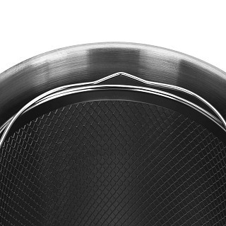 Каструля Fissman CAPELLINI зі вставкою-пароваркою та скляною кришкою16x21 см 3,5 л нержавіюча сталь (5369)