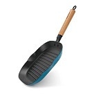 Квадратна пательня-гриль Fissman 28x3 см чавун (4046)