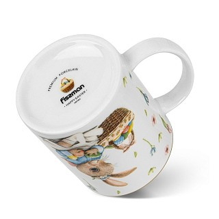 Набор из 2-х кружек Fissman EASTER 340 мл фарфора (16105)