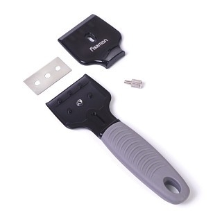 Скребок для чистки плиты Fissman 16 см с 3 сменными лезвиями (1809) Скребок для чистки плиты Fissman 16 см с 3 сменными лезвиями (1809)