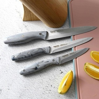 Набір ножів Fissman 3 пр. ROMERO 3CR13 сталь (2702) Набір ножів Fissman 3 пр. ROMERO 3CR13 сталь (2702)