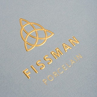 Набор из 4-х тарелок Fissman LYON 19 см фарфора (14068)