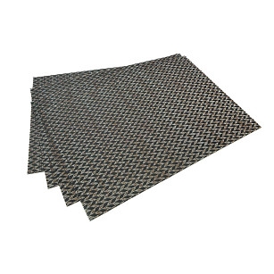 Комплект з 4 прямокутних сервірувальних килимків Fissman для обіднього столу 45х30 см (0646)