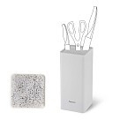 Підставка для кухонних ножів Fissman 10x10x22 см пластик (12880)