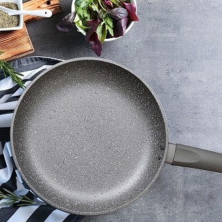 Сковорода для жарки Fissman GREY STONE 20x4 см (4968) Сковорода для жарки Fissman GREY STONE 20x4 см (4968)