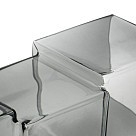 Ваза Fissman 27 см SMOKY SQUARES (9554)