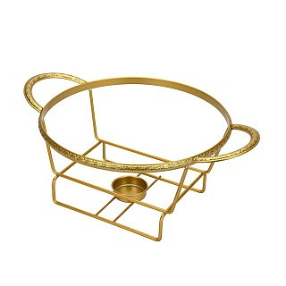 Марміт Fissman 28,8x21,5х15,2 см на сталевій підставці порцеляна (16125)