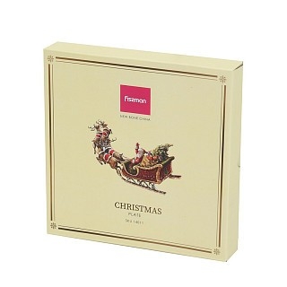Тарелка Fissman CHRISTMAS 19, 5 cм фарфор (14011) Тарелка Fissman CHRISTMAS 19, 5 cм фарфор (14011)
