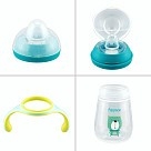 Пляшка для годування Fissman 260 мл з ручками (6908)