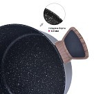 Кастрюля Fissman DIAMOND GREY 20x10 см / 2,6 л со стеклянной крышкой (14304)
