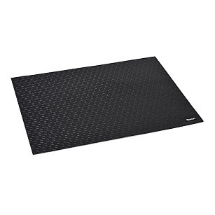 Сервірувальний килимок Fissman 43х30 см ПВХ екошкіра чорний (в промо упаковці 12 шт.) ціна за шт (0692)