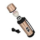 Термос Fissman 1500 мл нержавеющая сталь золотой (9871)