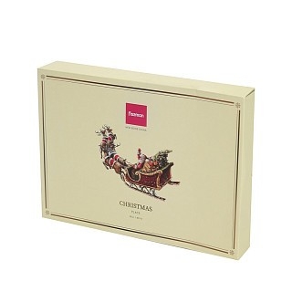 Блюдо Fissman CHRISTMAS овальное 35х23,5 cм фарфор (14014)