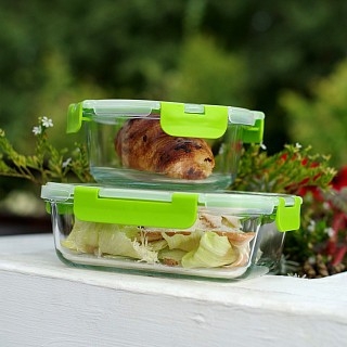 Контейнер с крышкой Fissman 19x14х6 см / 1000 мл (6495)