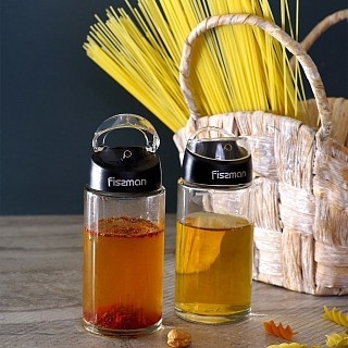 Набір пляшок для олії та оцту Fissman 2х170мл скло (6415)