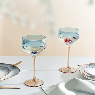 Набір з 2-х бокалів Fissman для коктейлів 270 мл скло (13687)