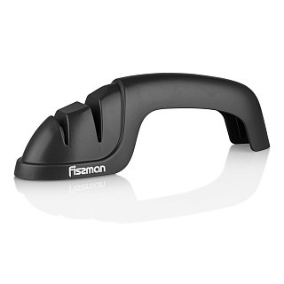 Точилка для ножей Fissman 19,5x4,5x6 см двух шаговая заточка (2977)