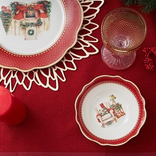 Салатник Fissman CHRISTMAS EVE 15,5x5 см порцеляна (16030)