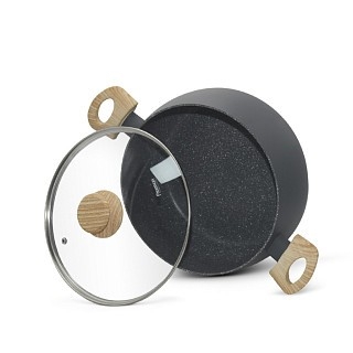 Кастрюля Fissman LANA 20x10 см / 3,2 л со стеклянной крышкой алюминий с антипригарным покрытием (14498) Кастрюля Fissman LANA 20x10 см / 3,2 л со стеклянной крышкой алюминий с антипригарным покрытием (14498)