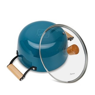 Каструля Fissman SEAGREEN 28x12 см / 6 л зі скляною кришкою (4015) Каструля Fissman SEAGREEN 28x12 см / 6 л зі скляною кришкою (4015)