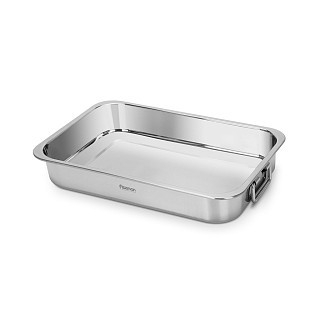 Противень для запекания Fissman 32x23x5 см нержавеющая сталь (5881)