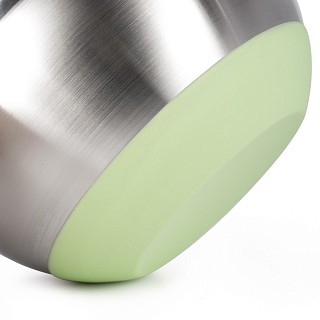 Миска Fissman 20x12 см/3 л с крышкой и силиконовой основой нержавеющая сталь (5179)