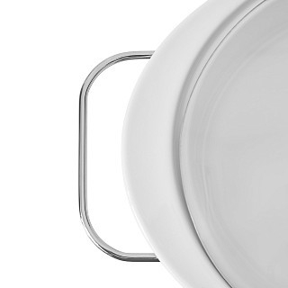 Мармит овальный Fissman PARMIGIANO 36x257x61 см/19 л фарфор (13710)