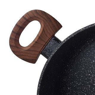 Каструля з кришкою Fissman VESUVIO STONE 20x8,5 см на 2,3 л (4245)