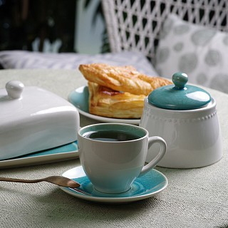 Сахарница Fissman CELINE 450 мл, цвет лазурная керамика (6231)