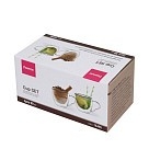 Набір з 2-х склянок Fissman з подвійними стінками 90 мл жароміцне скло (16495)